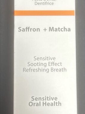Saffron + Matcha Sensitive Oral Health Toothpaste